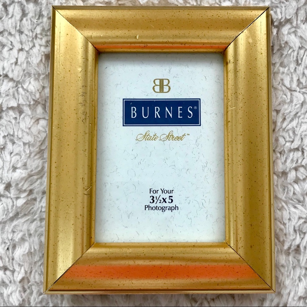 Burnes Gold Picture Frame - NWOT
